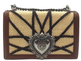 bolsos de marca dolce & gabbana devotion mimbre