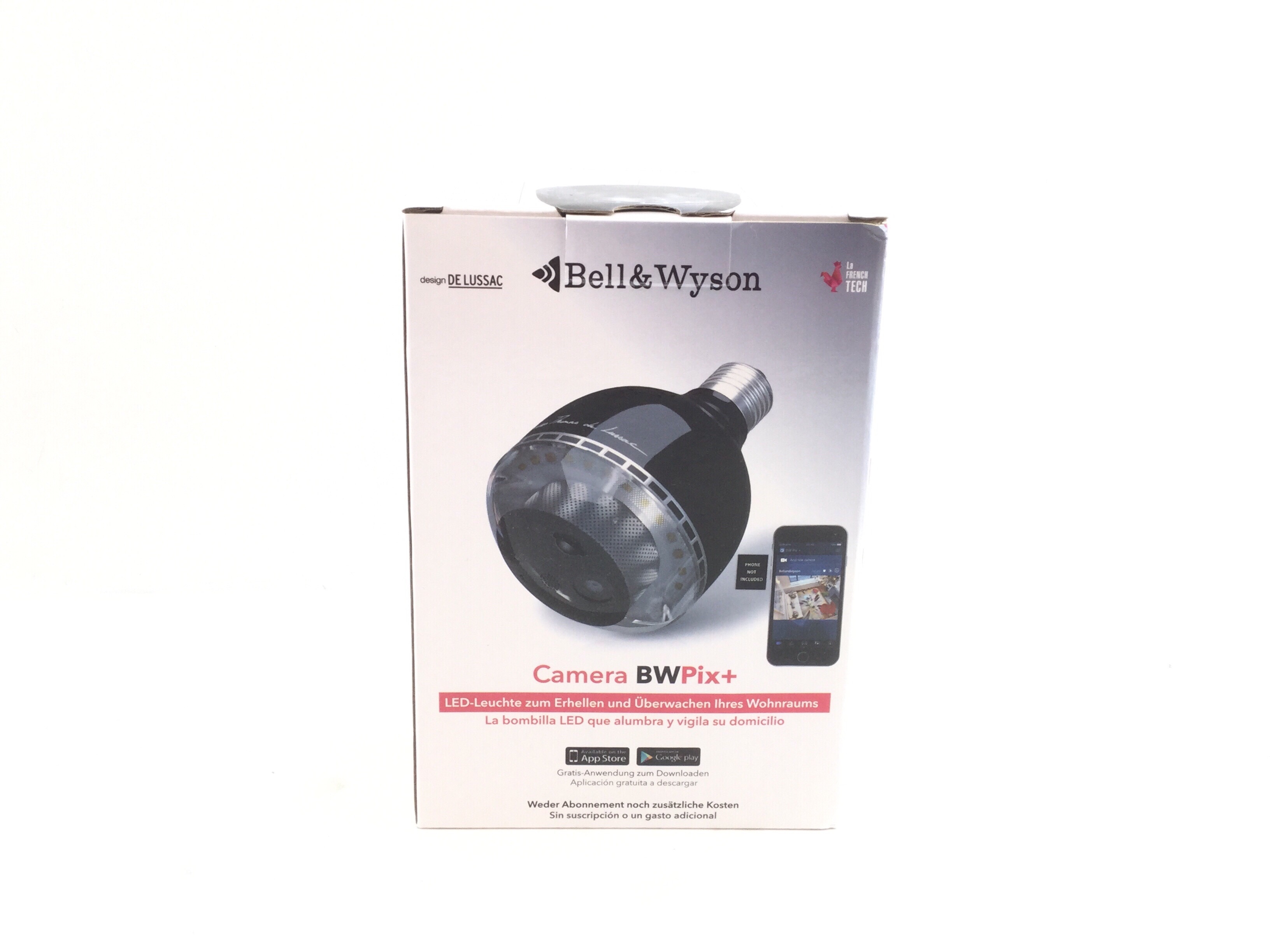 BELL&WYSON CONNECTLED PIX+ Ampoule LED Wifi video avec micro [Classe... EUR 79,00 - FR