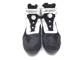 botas motorista ixon bull wp black/white/bright yellow