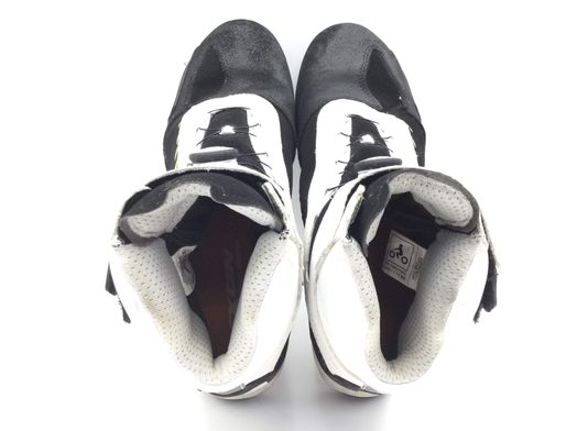 botas motorista ixon bull wp black/white/bright yellow