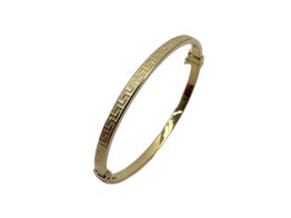 bracelete ouro 18k con sem pedra 