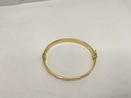 bracelete ouro 18k con sem pedra 