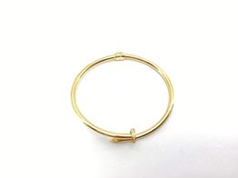 Brazalete Oro 18k Con Circonita