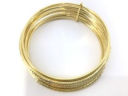 brazalete oro 18k 