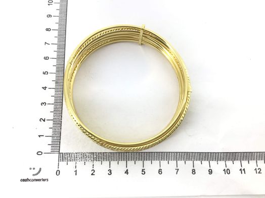 brazalete oro 18k 