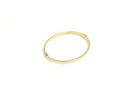 bracelete ouro 18k con sem pedra 