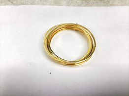 bracelete ouro 18k con sem pedra 