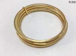 bracelete ouro 18k con sem pedra 