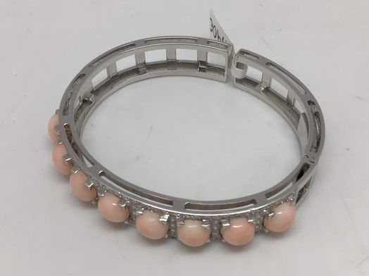 brazalete oro 18k con diamante 