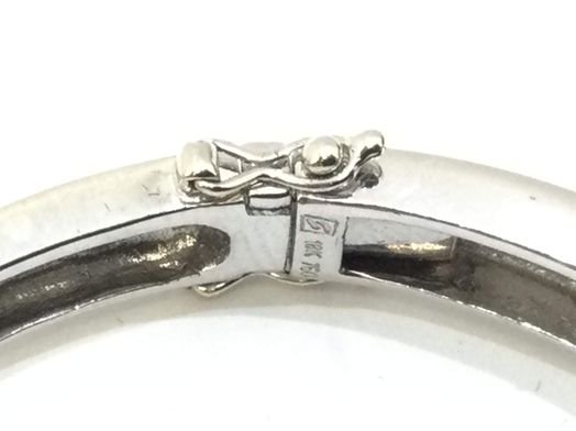 brazalete oro 18k con diamante 