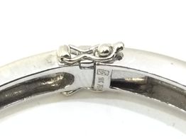 brazalete oro 18k con diamante 
