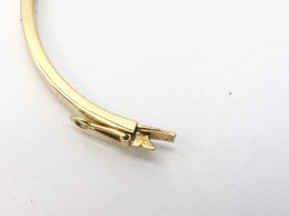 brazalete oro 18k con circonita 