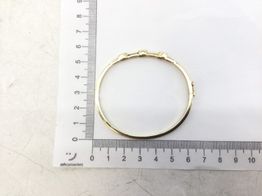 brazalete oro 18k con circonita 