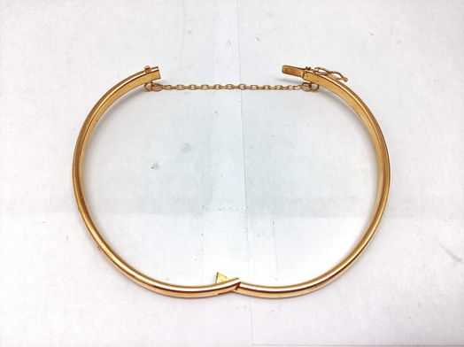 bracelete ouro 18k com pedra con diamante 