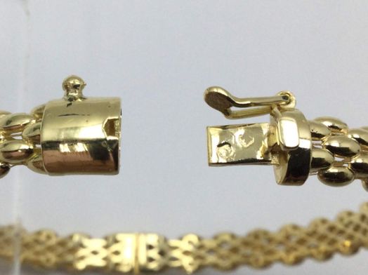 brazalete oro 18k 