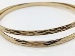 brazalete oro 18k 