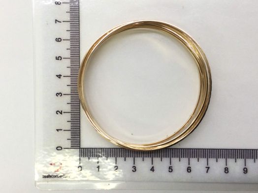 brazalete oro 18k 