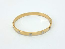 brazalete oro 18k 