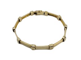 bracelete ouro 18k con sem pedra 