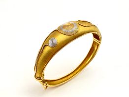 brazalete oro 18k 