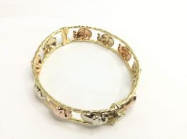 brazalete oro 18k 