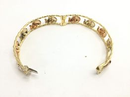 brazalete oro 18k 