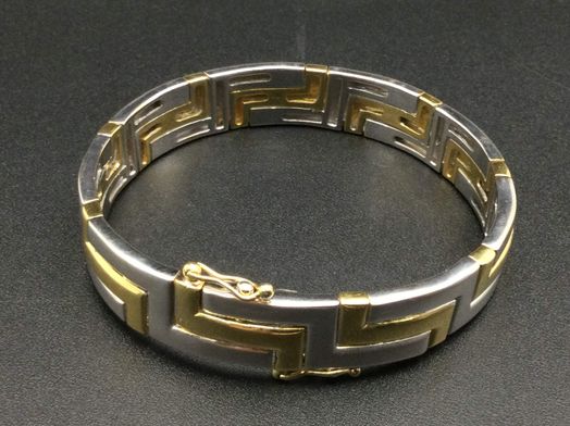 brazalete oro 18k 