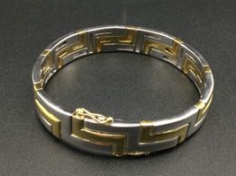 brazalete oro 18k 