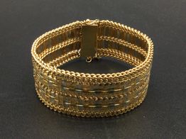brazalete oro 18k 