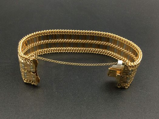 brazalete oro 18k 