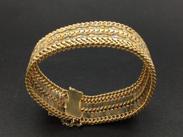 brazalete oro 18k 