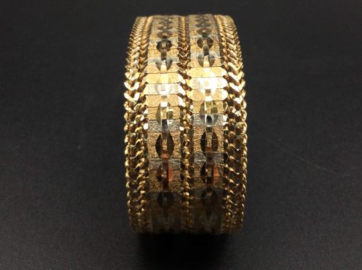 brazalete oro 18k 