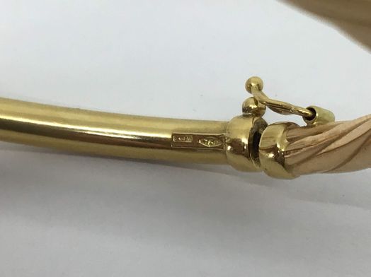 brazalete oro 18k 