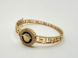 Brazalete Oro 18k Con Circonita