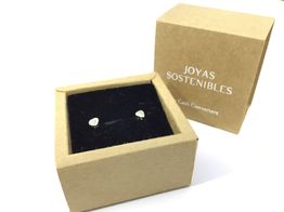 brincos ouro 18k com pedra con diamante de laboratorio 