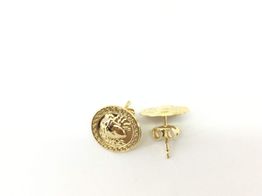 brincos ouro 18k con sem pedra 