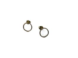 brincos ouro 18k con sem pedra 