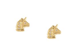 brincos ouro 18k con circonita 