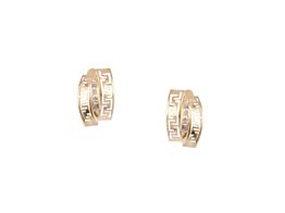 pendientes oro 18k con circonita 