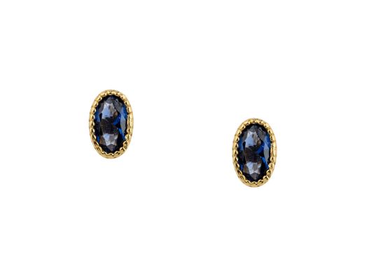 brincos ouro 18k com pedra con circonita 