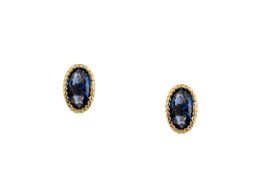 brincos ouro 18k com pedra con circonita 
