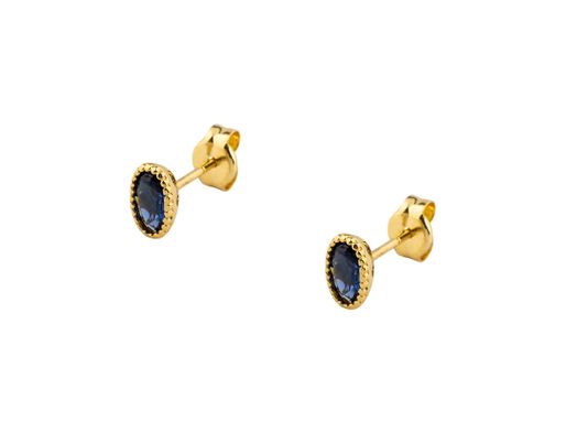 brincos ouro 18k com pedra con circonita 