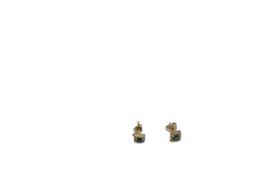 brincos ouro 18k com pedra 