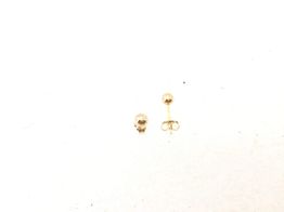 brincos ouro 19k con sem pedra 