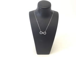 cadena plata 925mm con circonita 25 2.5cm 