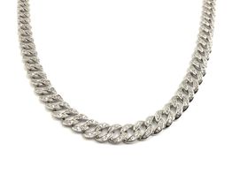cadena plata 925mm con circonita 19.5cm 