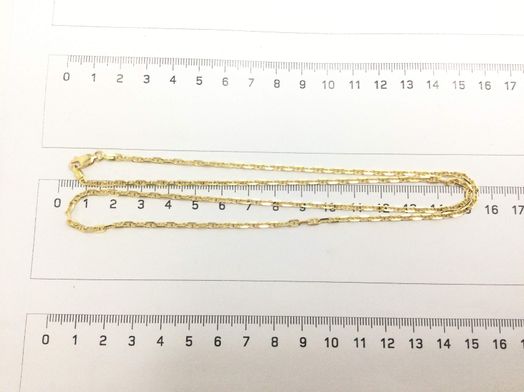 cadena oro 18k 30cm 