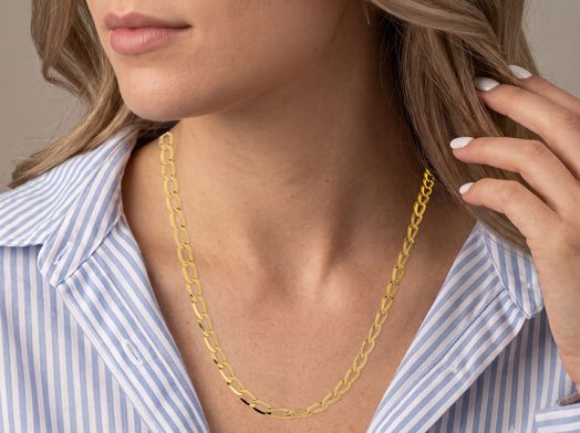 cadena oro 18k 25cm 