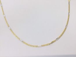 cadena oro 18k 30cm 
