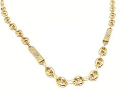 corrente ouro 18k con sem pedra 30cm 